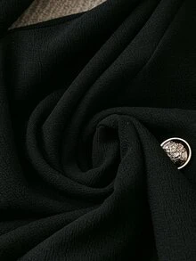 GlowEve CURVE 大码休闲西装外套，简约时尚，日常穿着，适合毕业典礼、返校季、教师节等场合，秋季女装 - 黑色 - 查看 6