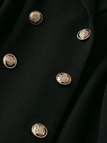 GlowEve CURVE 大码休闲西装外套，简约时尚，日常穿着，适合毕业典礼、返校季、教师节等场合，秋季女装 - 黑色 - 查看 7