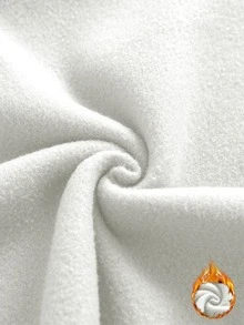 Linhara CURVE كنزة رياضية نسائية بمقاسات كبيرة برقبة طاقم وأكمام طويلة، كنزة رياضية بأجواء العطلات الشتوية - متعدد الألوان - مشاهدة 6
