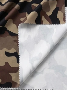 Muchica Camo Print Flare Leg Pants - Multicolor - View 7