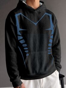 Sport MetroGents Men's Geometric Print Long Sleeve Sports Sweatshirt - Multicolor - View 4