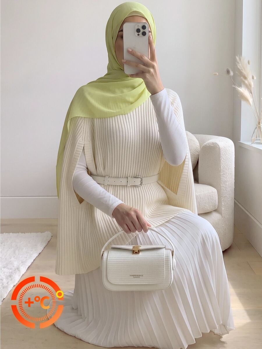Solavon سترة محبوكة بلون موحد كاجوال متعددة الاستخدامات للارتداء اليومي للنساء - أصفر فاتح - مشاهدة 1
