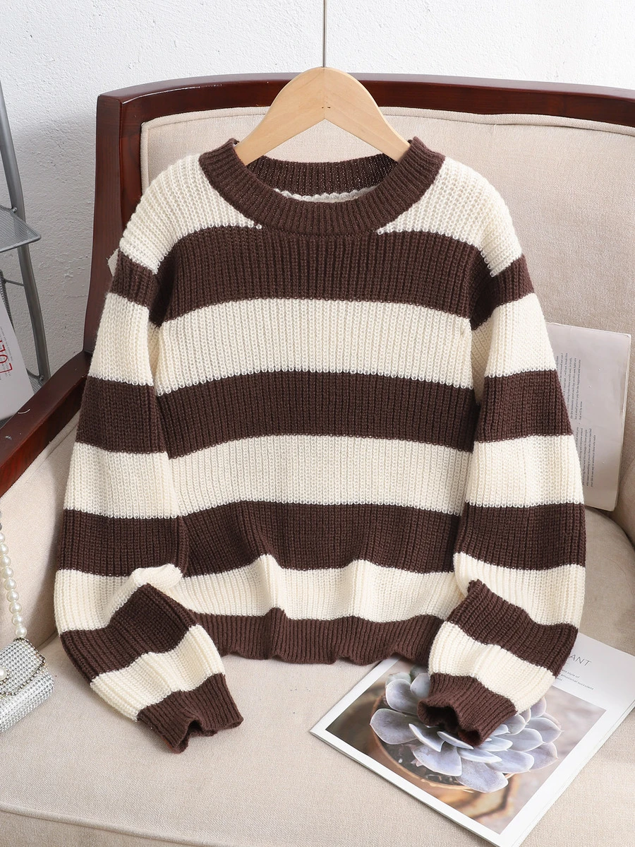 Joliand Tween Girl Solid Color Kids Simple Hollow Out Round Neck Pullover Autumn Winter Hoodie