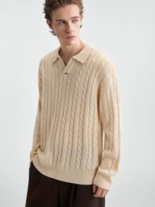 Manfinity Homme Men's Solid Color Casual Versatile Daily Wear Long Sleeve Sweater - Multicolor - View 7