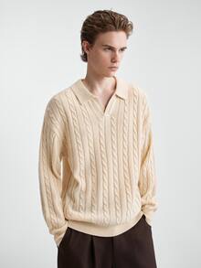 Manfinity Homme Men's Solid Color Casual Versatile Daily Wear Long Sleeve Sweater - Multicolor - View 6