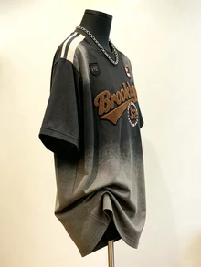 Resyla Plus Size Men's Letter Print Casual Everyday Short Sleeve T-Shirt - White - View 3