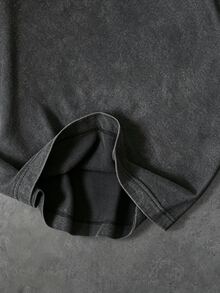 Sport MetroGents 男士夏季數字印花圓領短袖運動T恤，足球、健身、度假 - 深灰色 - 查看 6