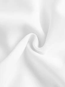 SHEIN Girlism Teen Girl Woven Solid Off The Shoulder Shirred Waist Dress - White - View 3