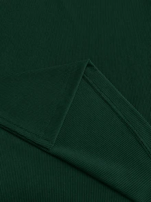 Rovax Casual Comfortable Fitted Long Sleeve Top Leggings 2 Pieces Set Brunch Brown Autumn - Dark Green - View 7