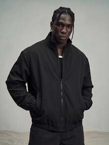 Sport MetroGents Men's Casual Versatile Sports Jacket - Black - View 1