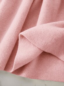 SHEIN 女童針織毛衣 秋冬童裝洋裝 - 粉色 - 查看 7