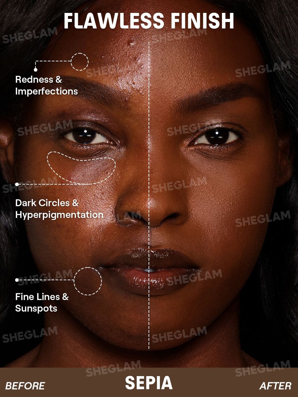 Lock & Go Long-Lasting Cushion Foundation (Refill)-Sepia