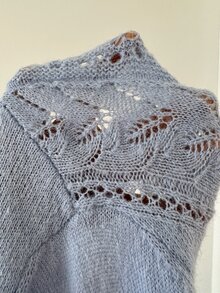 Autumina Women's Fall Casual Romantic Elegant Hollow Knit Cardigan Brunch Date Night Light Blue - Blue - View 8