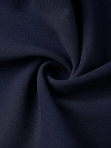Lavishia Women's Solid Color Short Sleeve Top And Skirt Casual 2 Pieces Set - Navy Blue - View 7