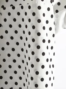 SHEIN Clasi Plus Size Autumn/Winter Lapel White Print Pocket Jacket Office Formal Evening Business Casual Elegant Women Chic Unique - Black and White - View 11
