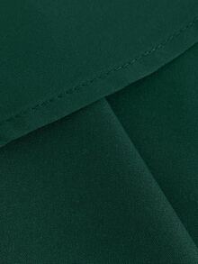 Manfinity Mode Men's Black Long-Sleeve Business-Casual Shirt - Premium Embossed Design - Dark Green - View 6