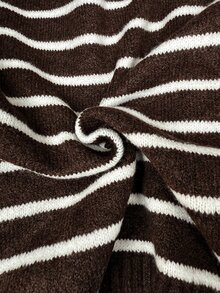 Serisse Women's Striped Casual Daily Long Sleeve Sweater - Multicolor - View 10
