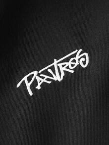 PAVTROS Men's Embroidered Striped Colorblock Zip-Up Long Sleeve Jacket - Multicolor - View 2