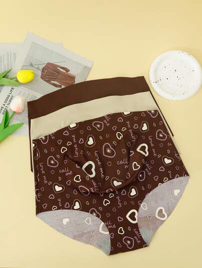 Moonlight&Mama 3pcs/Set Celana Dalam Hamil, Warna Polos dan Motif Cetak Tanpa Jahitan