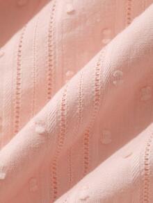 DAZY Women's Solid Color Single-Breasted Casual Versatile Everyday Travel Shirt Fall - Pink - View 6