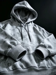 Men's All-Season Fashion Printed Casual Outdoor Sports Sweatshirt - Light Grey - View 1