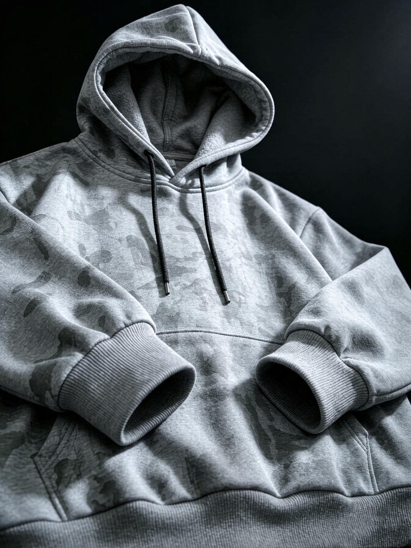 Men's All-Season Fashion Printed Casual Outdoor Sports Sweatshirt - Light Grey - View 1