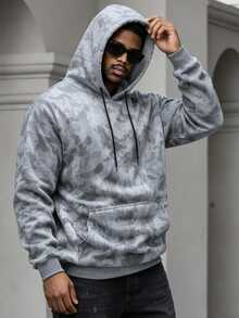 Men's All-Season Fashion Printed Casual Outdoor Sports Sweatshirt - Light Grey - View 4