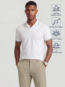 TekDrob Water Repellent & UV Protection Pants With Straight Fit And SmartPhone Pocket - Khaki - View 3