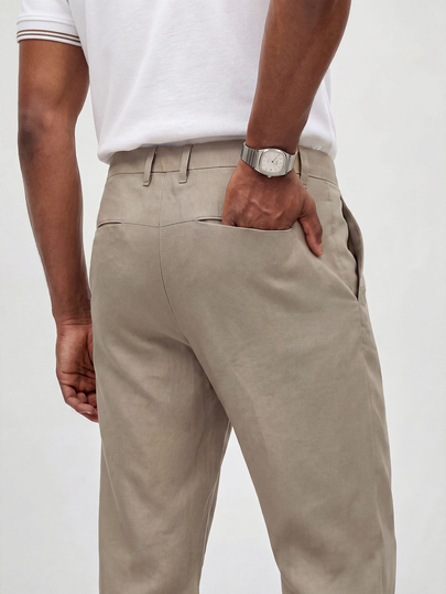 TekDrob Water Repellent & UV Protection Pants With Straight Fit And SmartPhone Pocket