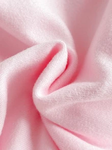 SHEIN 4件組嬰兒/幼兒女童休閒百搭極簡風舒適親膚內搭褲，黑白條紋、粉色、杏色純色，高CP值，適合春夏日常休閒穿著或外出 - 粉色 - 查看 8