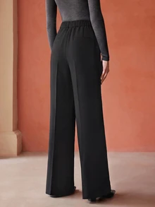 MOTF Petite WOMEN SUIT PANTS ,PETITE WOMEN - Black - View 7