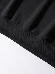 Gym Rark Sudadera deportiva con gráfico de letra para hombre - Negro - Ver 6
