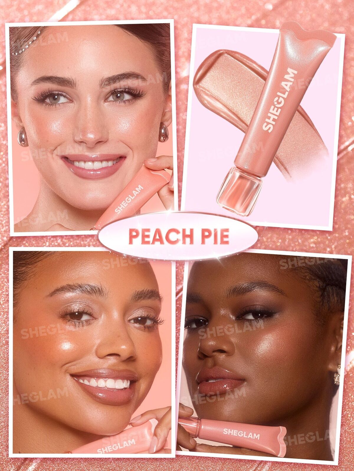 Squeeze & Dot Shimmer Blush Paint 112 Peach Pie