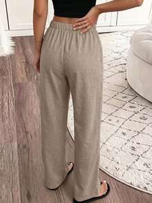 Weeklong Regular Women's Casual Loose Plus Size Pants - Multicolor - View 2