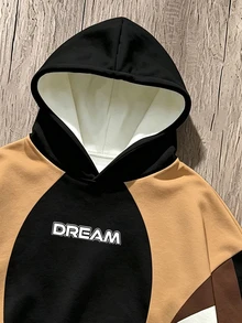 OlaRiff Hoodie Pria dengan Motif Angka, Cocok untuk Musim Gugur/Musim Dingin - MultiWarna - View 4
