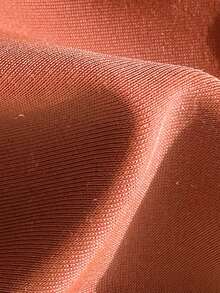 SHEIN Swim Women's Solid Color Spaghetti Strap Metal Decor Sexy Bikini Set, Summer - Brown - View 7