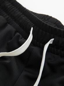 Gym Rark Men's Summer Casual Fashion Streetwear Daily Commute Skull Flame Digital Print Drawstring Waist 2 In 1 Sports Shorts, Gym, Holiday - Black - View 8