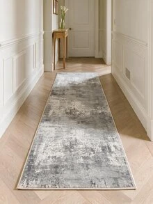 Non-Slip, Washable, Digitally Printed Rug, Runner, Kitchen Rug - Grey - View 4