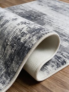 Non-Slip, Washable, Digitally Printed Rug, Runner, Kitchen Rug - Grey - View 2