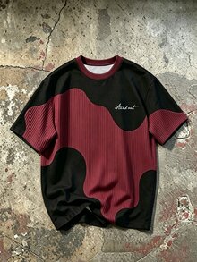 Sport MetroGents 男士拼色條紋短袖運動T恤 - 彩色 - 查看 2