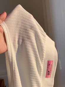 Comfortcana 女款字母印花長袖短版T恤與寬腿褲休閒兩件套 - 淺灰色 - 查看 8