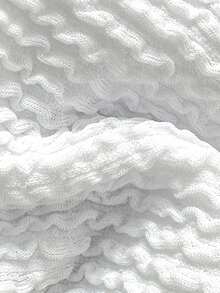 SHEIN Swim Springbreak Women Plus Size Jacquard Fabric Strapless Metal Decor Sexy Bikini Swimwear For Summer Beach Vacation - White - View 7