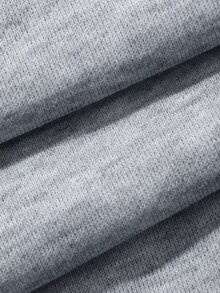 FRIFUL Women's Solid Color Waist Eyelet Buckle Design Wide Leg Casual Sweatpants - Grey - View 9