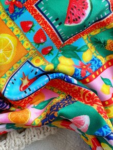 SHEIN Swim 女士花卉印花随机细肩带可爱浪漫吊带比基尼套装，夏季 - 彩色 - 查看 8