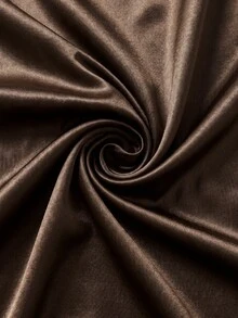 Firerie Plus Size Women's Lace Patchwork Sexy Elegant Halter Neck Tie Top Going Out Night Out Party, Fall/Winter, Christmas, Thanksgiving, New Year, Disco - Brown - View 10