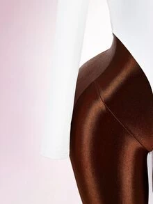 Amplova Zipper Bodycon Fitted Y2K Streetwear Sexy Casual Fashion Versatile Women's Mini Bodysuit Club Going Out Night Out All White Fall - White - View 7