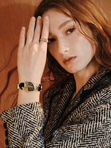Opalesca 1pc Women's Fashion Personalized Creative Exquisite Elegant Quartz Bracelet Watch (1pc/Set), Watch Box Not Included - Black - View 3