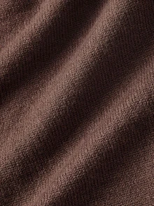 Trelyra Spring/Autumn Basic Solid Color Knitted Cardigan, Lantern Sleeve High Waist Short Top, Soft Knitted Cardigan, Essential Outer Layer For Camisole Skirt, Versatile Piece For Camisole/Dress, All-Season Wearable, High Waist Short Fit To Elongate Lower Body Proportions - Camel - View 10