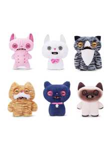 ZURU Fuggler Alley Cats Plush S1 (Stinkface) Plush Toys 9-Inch Stuffed Animal Collectible - Stinkface - View 2
