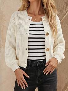 SHEIN LUNE Women's Sweet Pattern Heart Sweater Vest, Loose Casual Fashion Versatile Commute Daily Streetwear Pullover Sweater, Cute & Fun - Multicolor - View 3